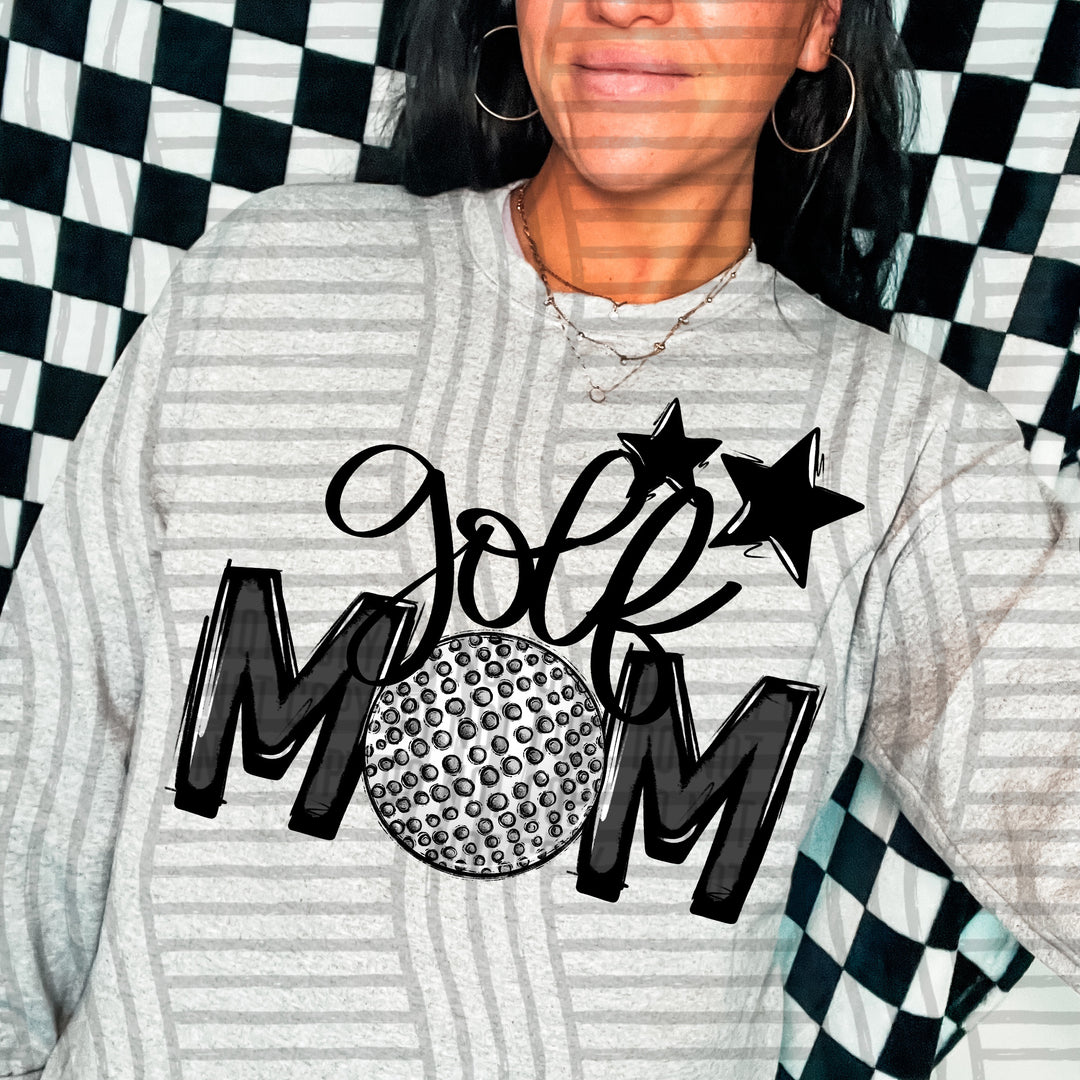 Sports Mom Golf DTF Print