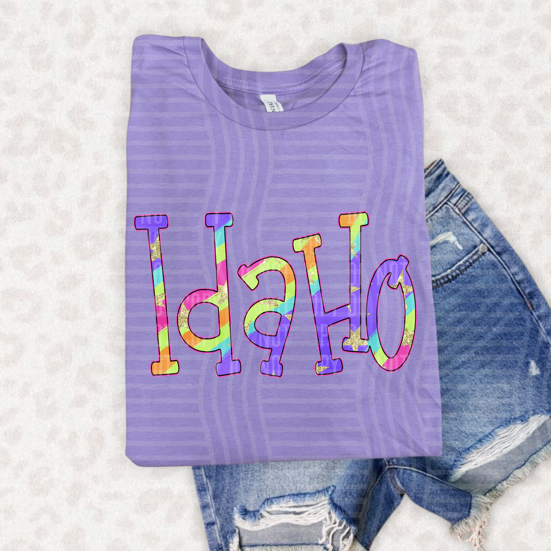 Mitchy Matchy State Swirls DTF Print