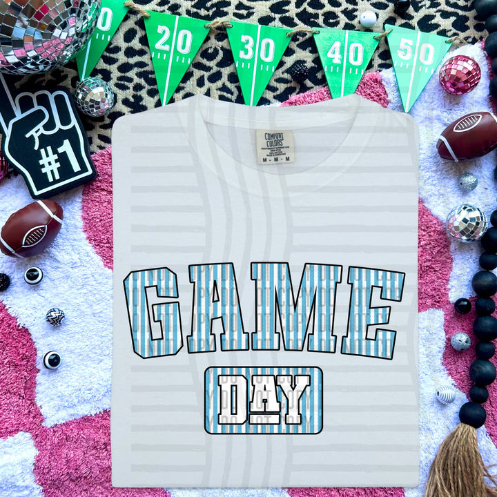 Game Day Seersucker DTF Print