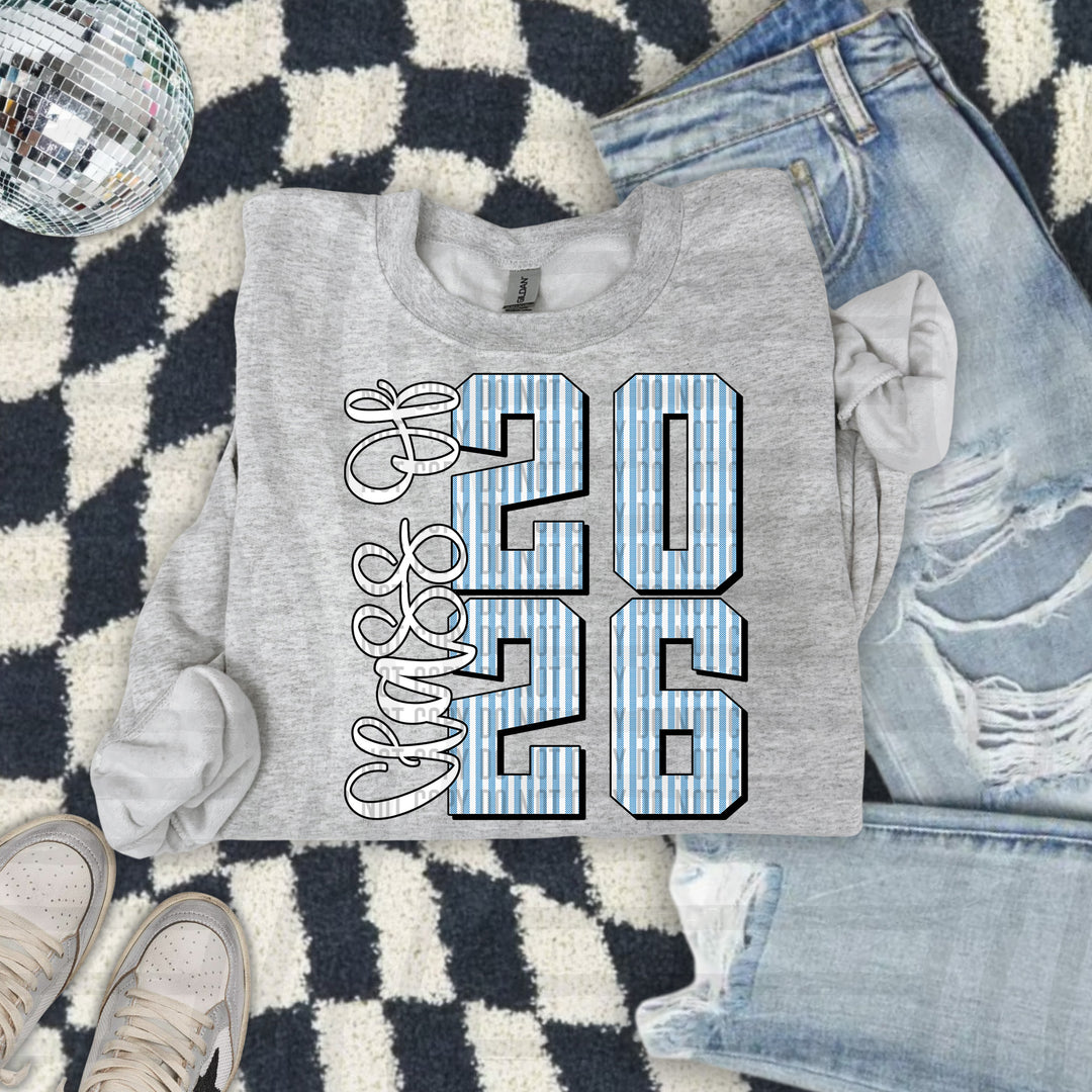 Class Of 2026 Seersucker DTF Print