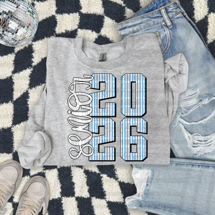 Senior 2026 Seersucker DTF Print