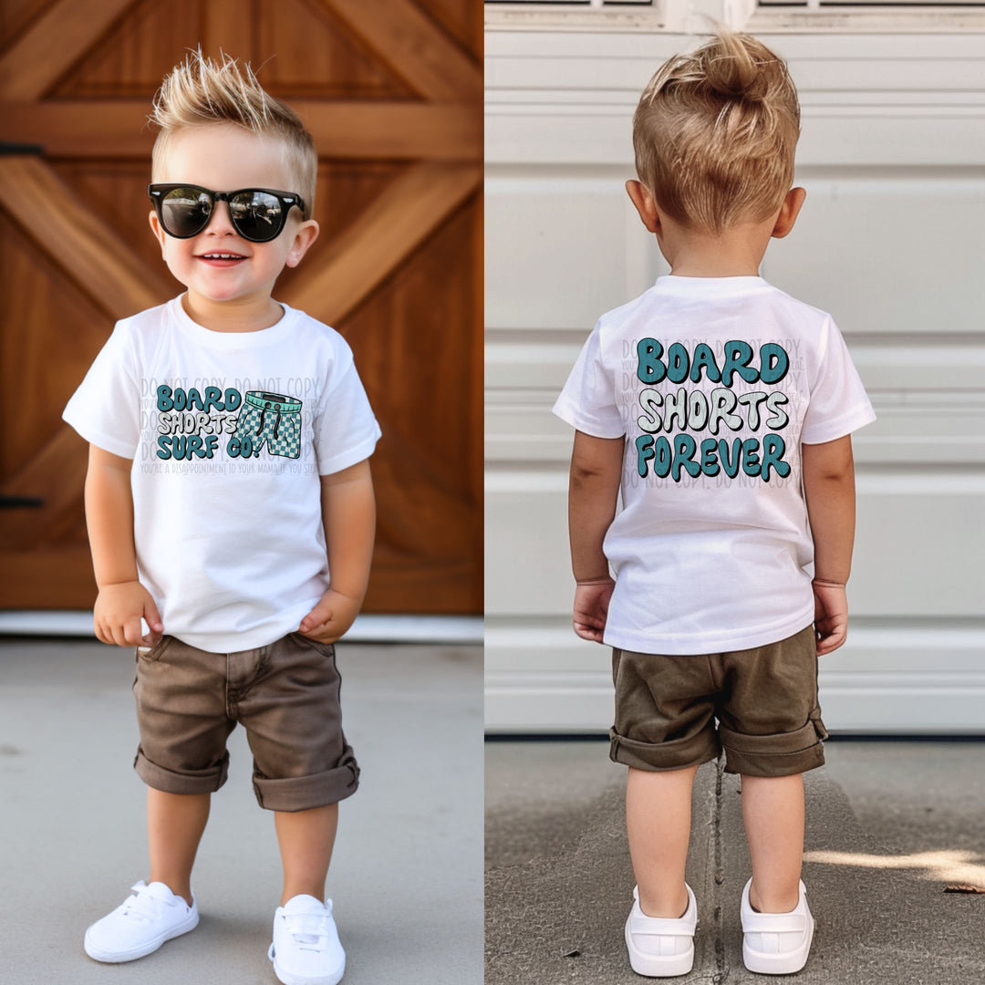 Board Shorts Surf Co DTF Print