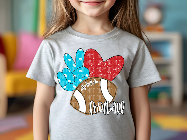 Peace Love DTF Print