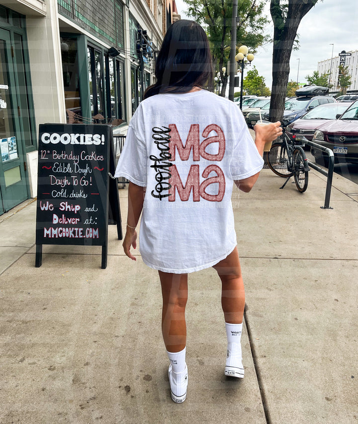 Sports Mama Football DTF Print