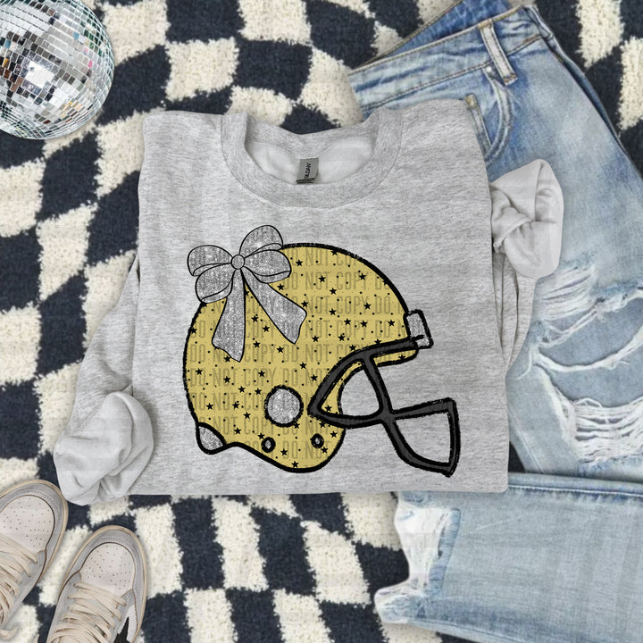 Helmet Silver Accents DTF Print