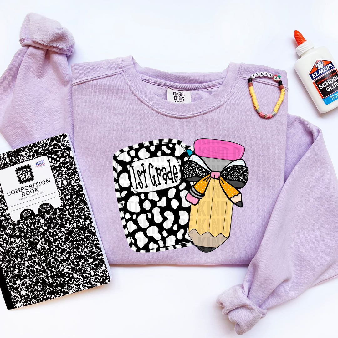 Leopard Pencil Bow Collection DTF Print