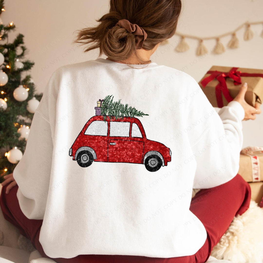 Christmas Truck DTF Print