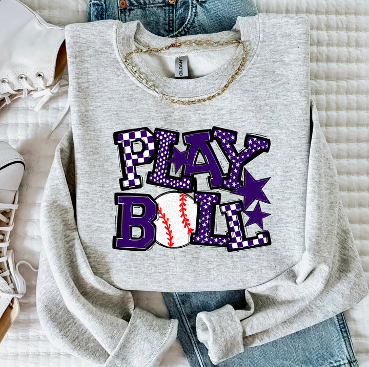 Play Ball Baseball DTF Print