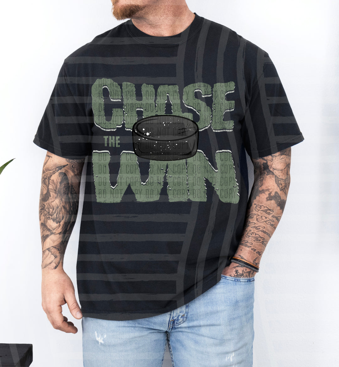 Chase The Win Hockey DTF Print