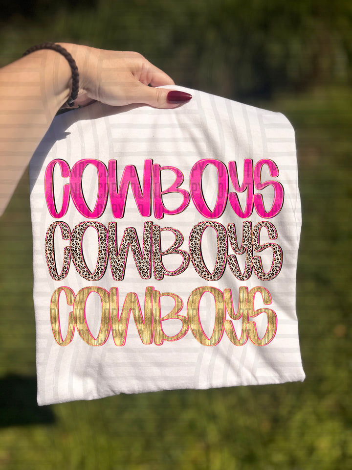 Pretty In Pink Triple Stacked DTF Print