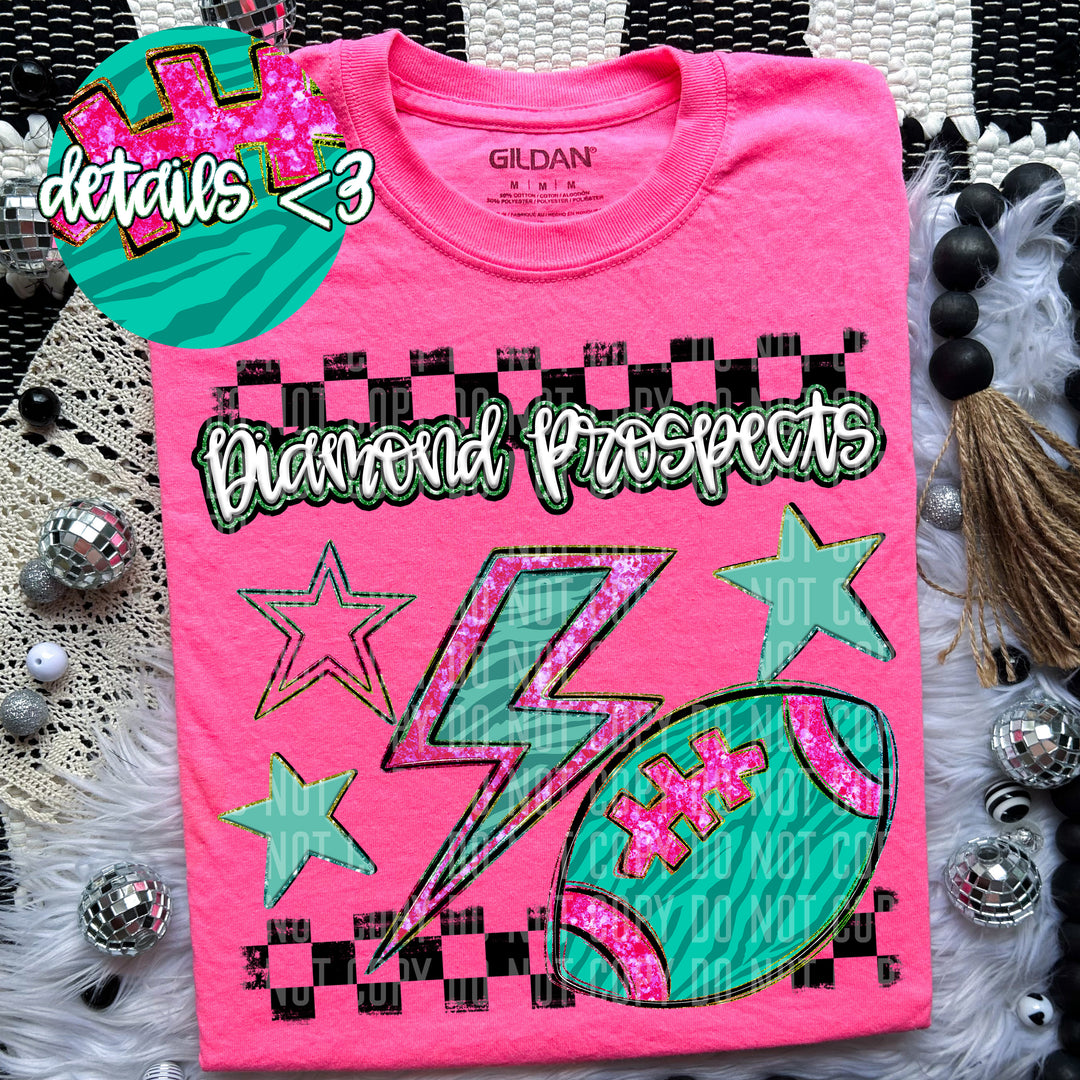Football Bolt DTF Print