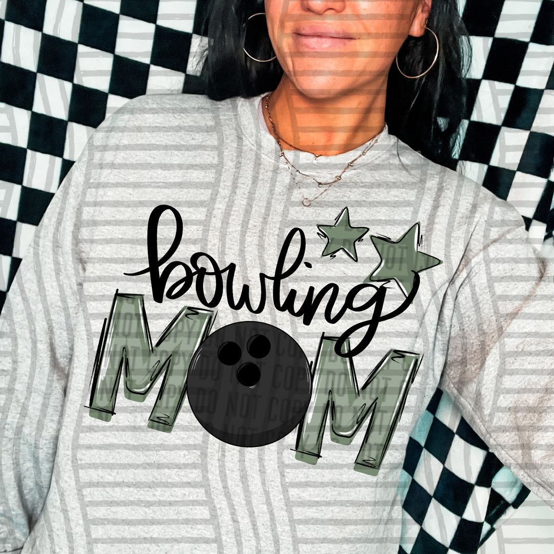 Sports Mom Bowling DTF Print
