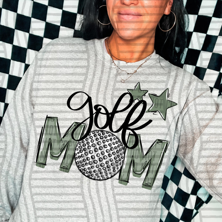 Sports Mom Golf DTF Print