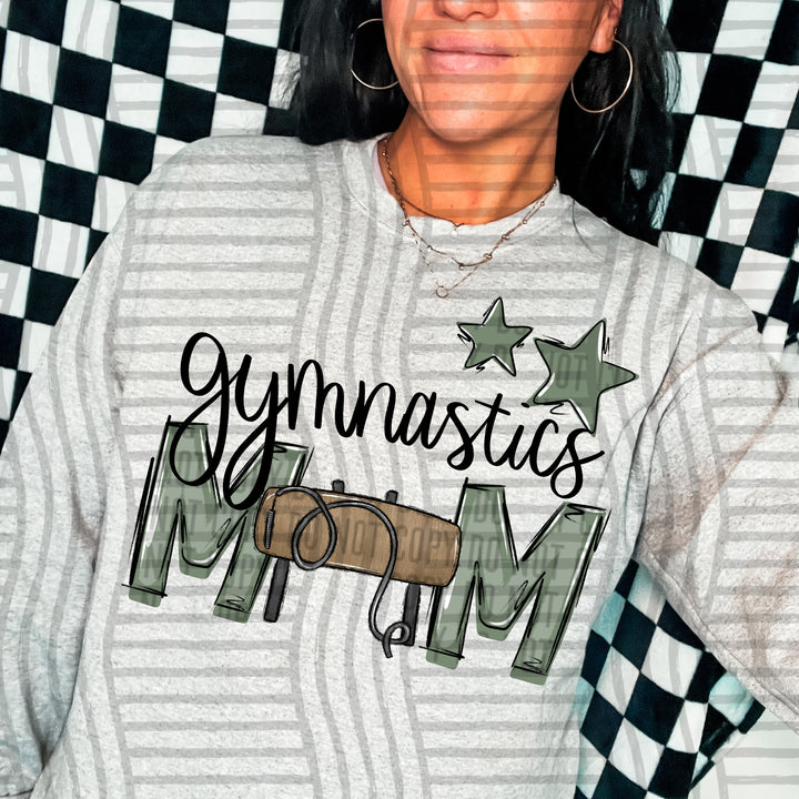 Sports Mom Gymnastics DTF Print