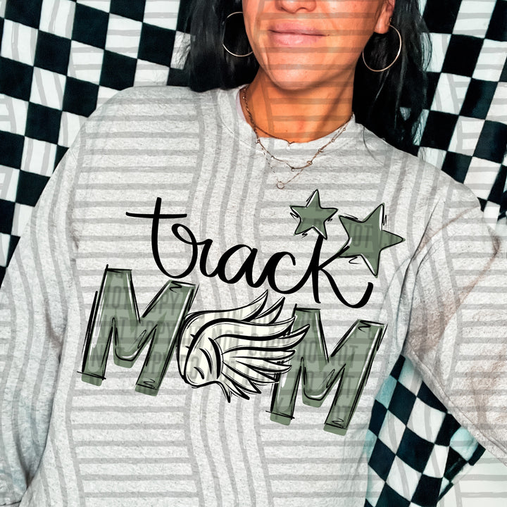 Sports Mom Track DTF Print