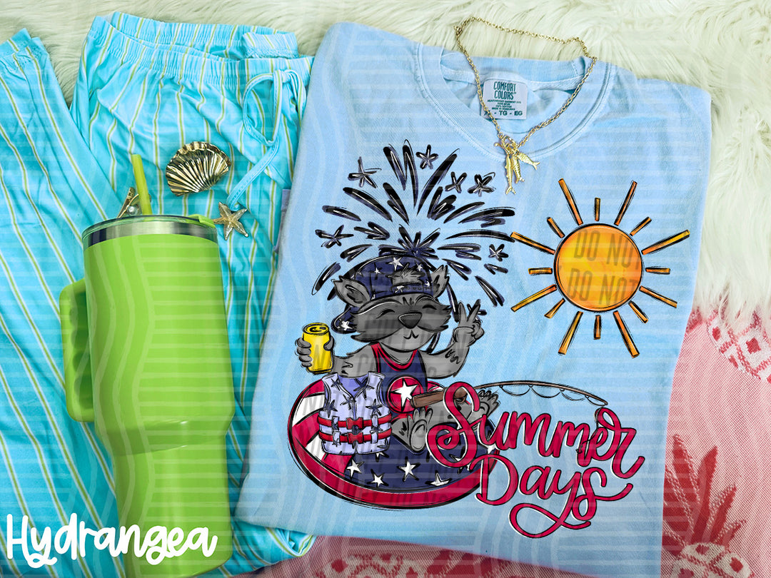 Summer Days 4th DTF Print