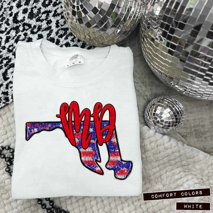 RWB States DTF Print