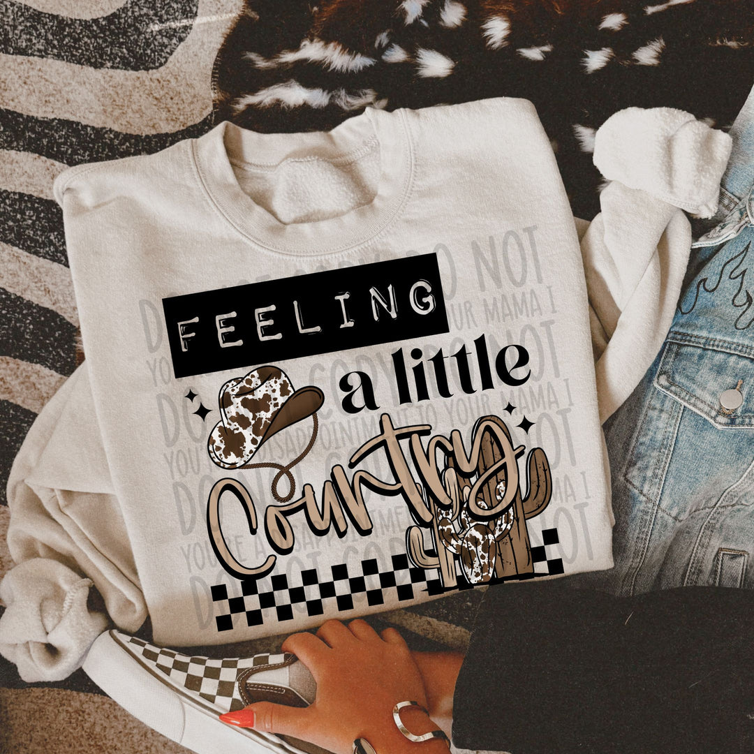 Feeling A Little Country DTF Print