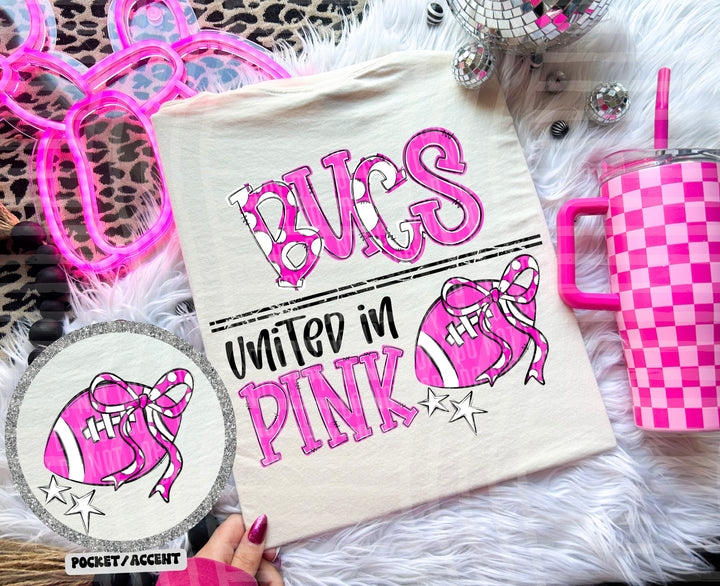 United In Pink Mascots DTF Print
