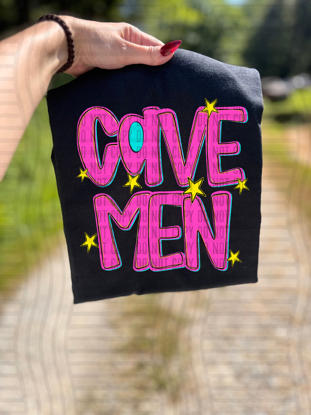 Pink Glow DTF Print