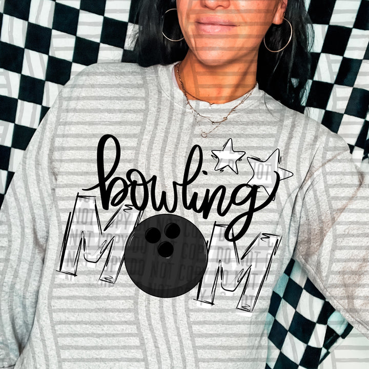 Sports Mom Bowling DTF Print
