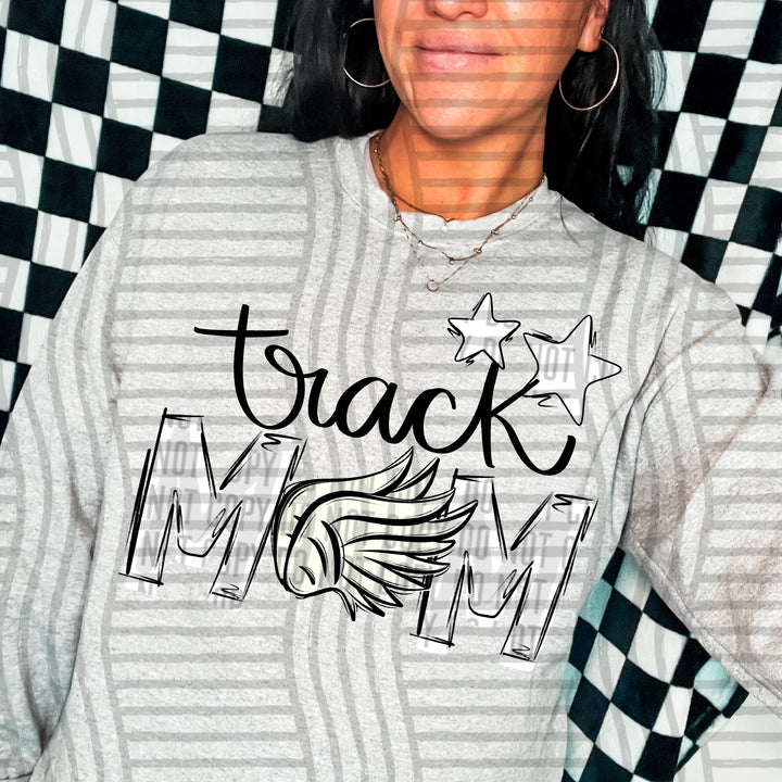 Sports Mom Track DTF Print
