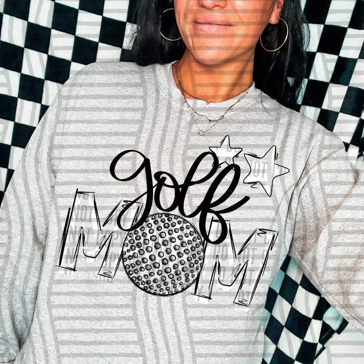 Sports Mom Golf DTF Print