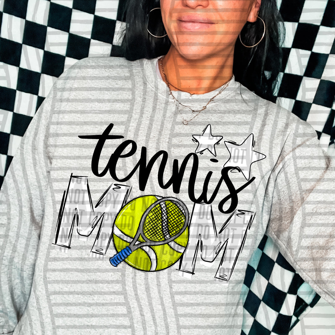 Sports Mom Tennis DTF Print