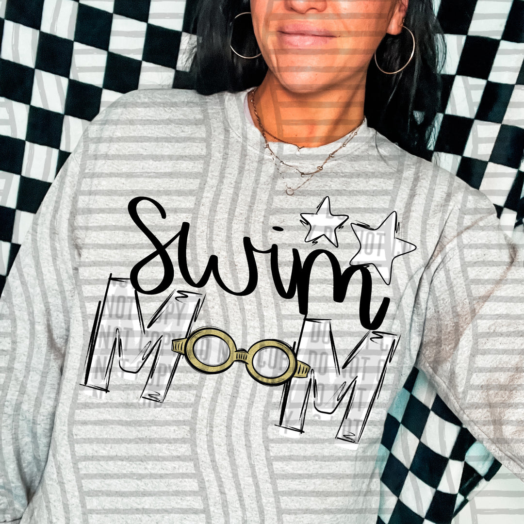 Sports Mom Swim DTF Print