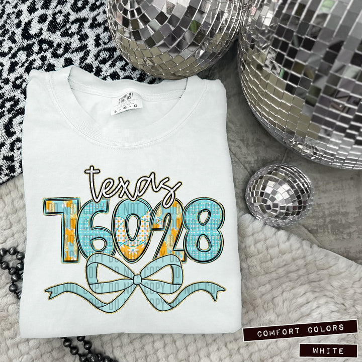Dotted Daisy Zip Codes DTF Print