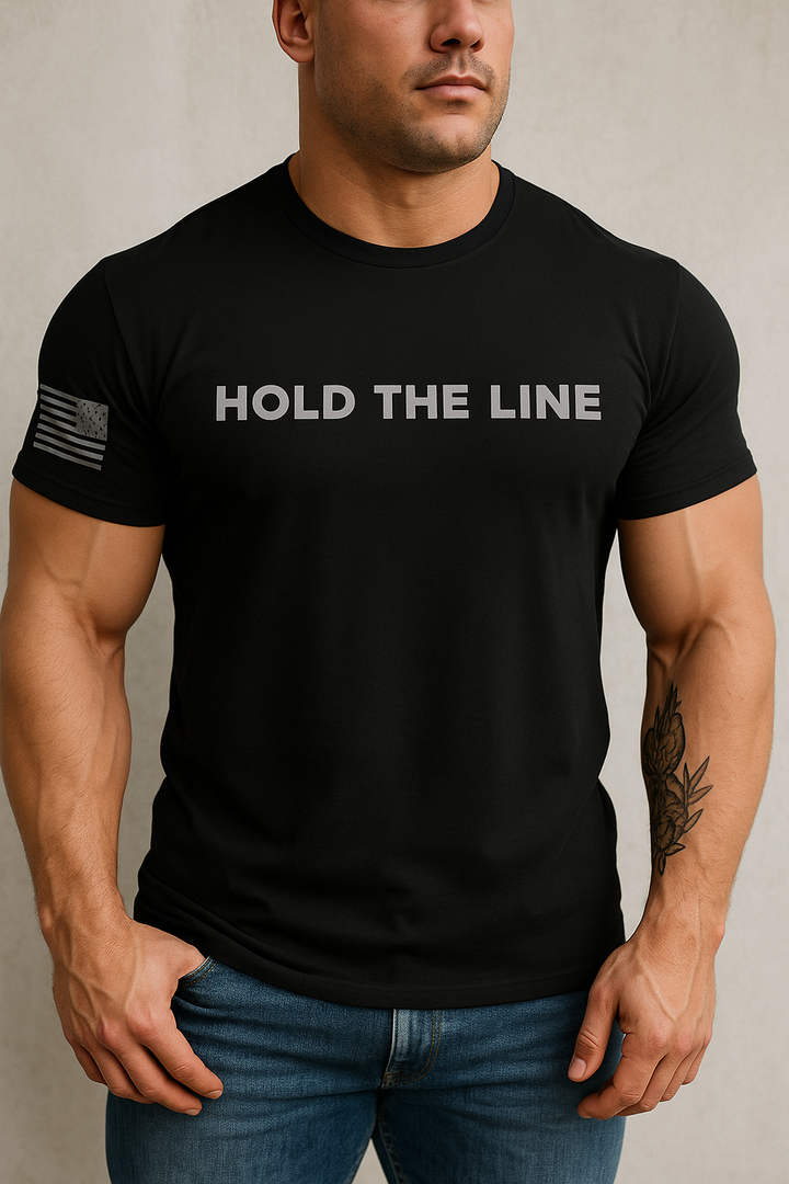 Hold The Line Printed Tee