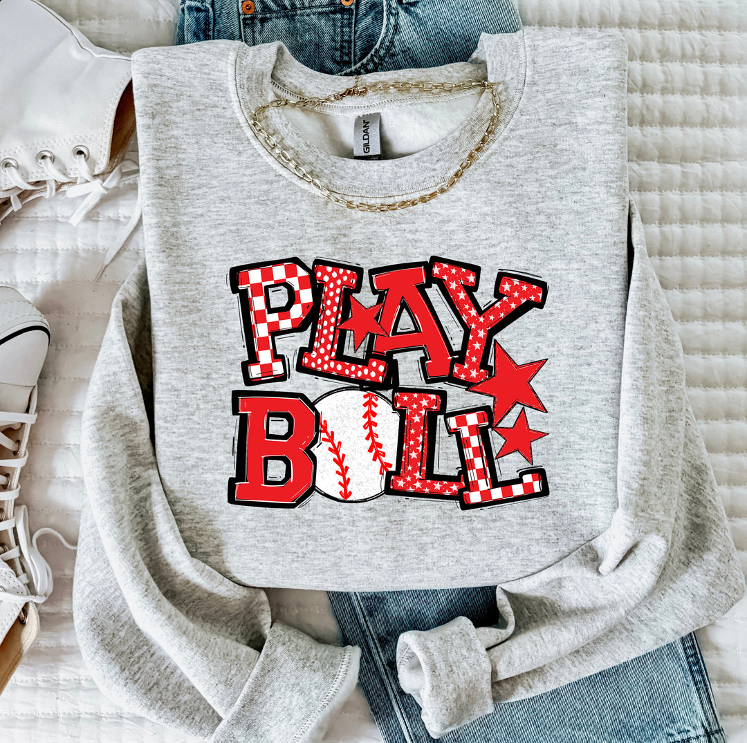 Play Ball Baseball DTF Print