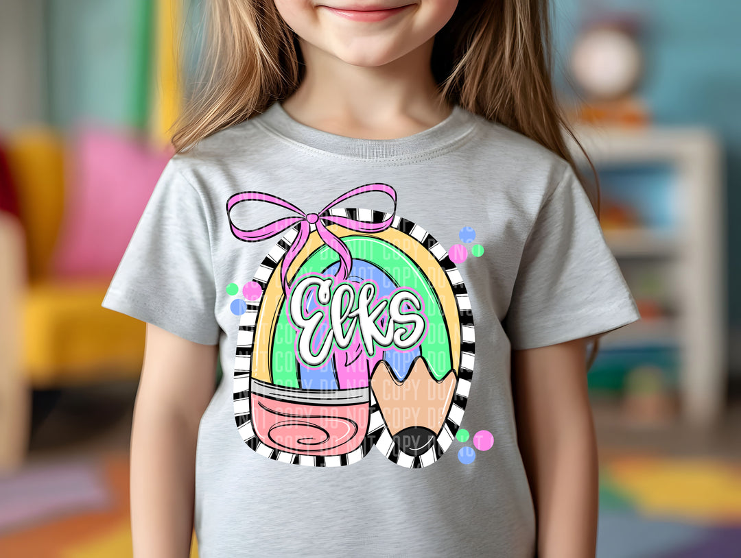 Preppy Pencil DTF Print