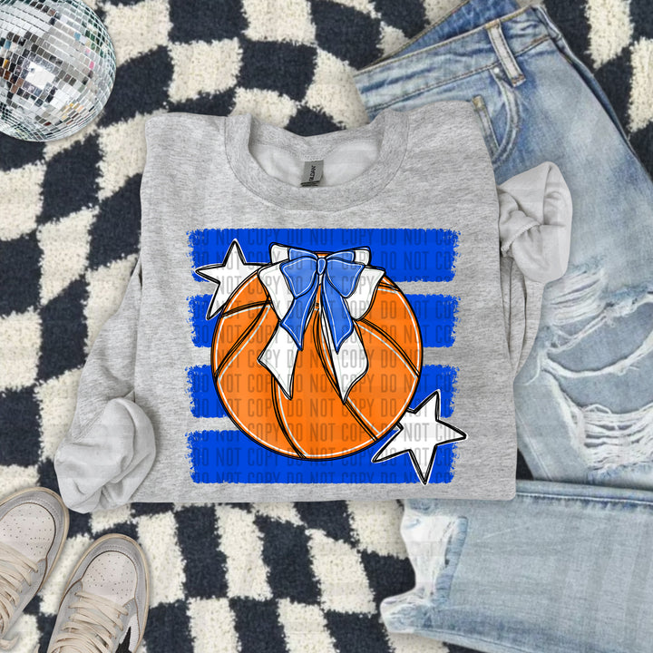 Basketball Bow DTF Print