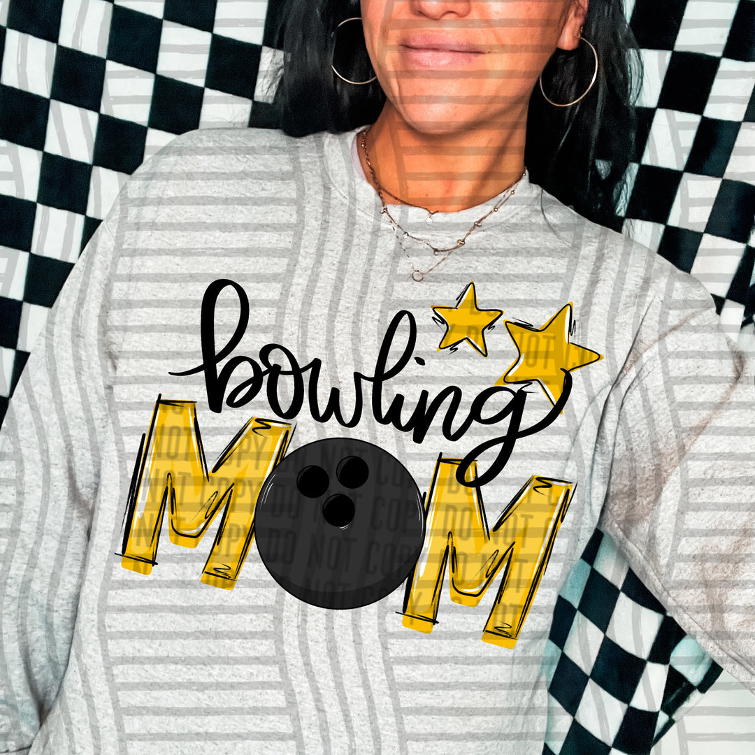 Sports Mom Bowling DTF Print