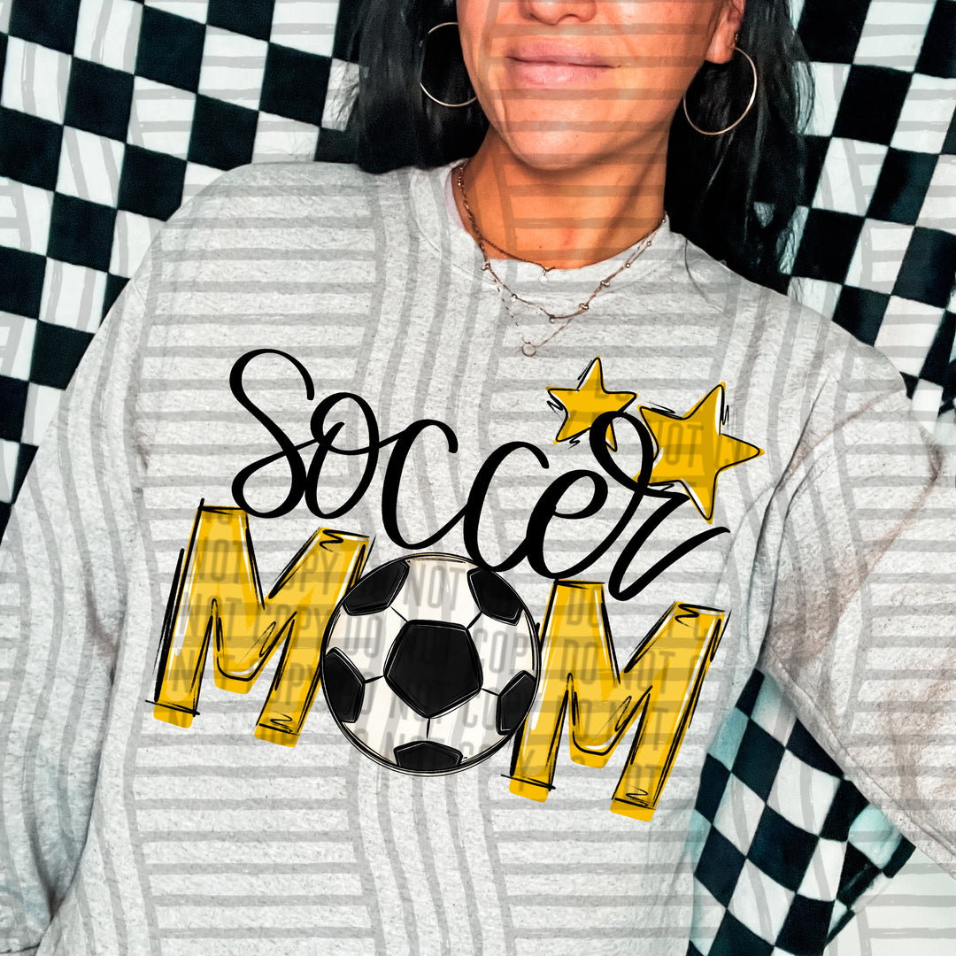 Sports Mom Soccer DTF Print