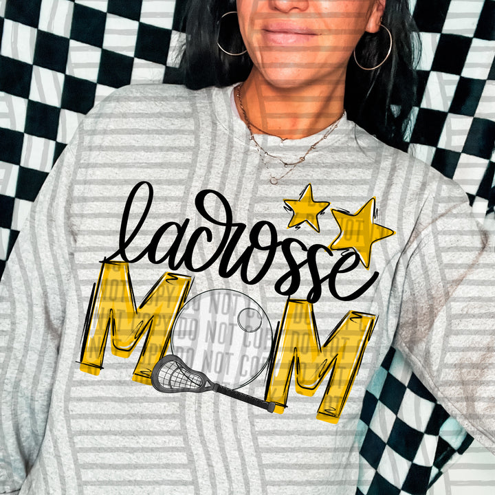Sports Mom Lacrosse DTF Print