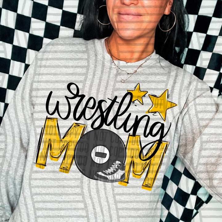 Sports Mom Wrestling DTF Print