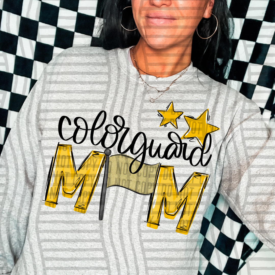 Sports Mom Colorguard DTF Print