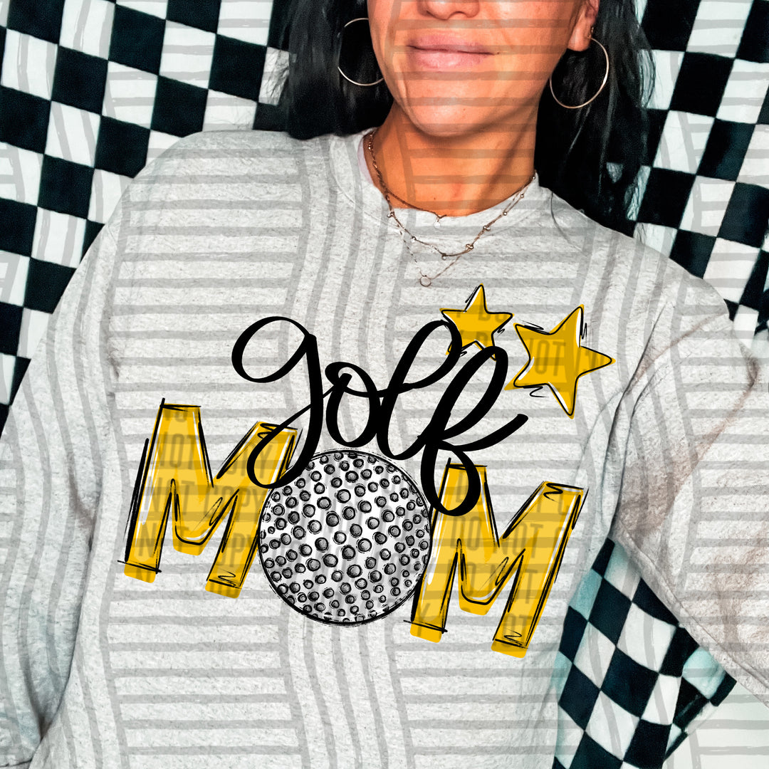 Sports Mom Golf DTF Print