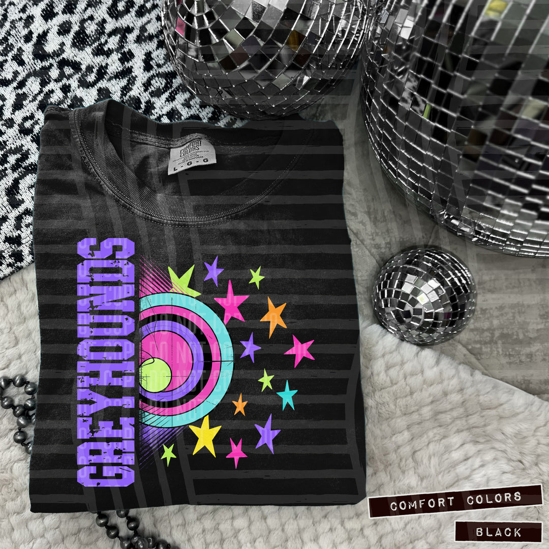 Rainbow Retro DTF Print