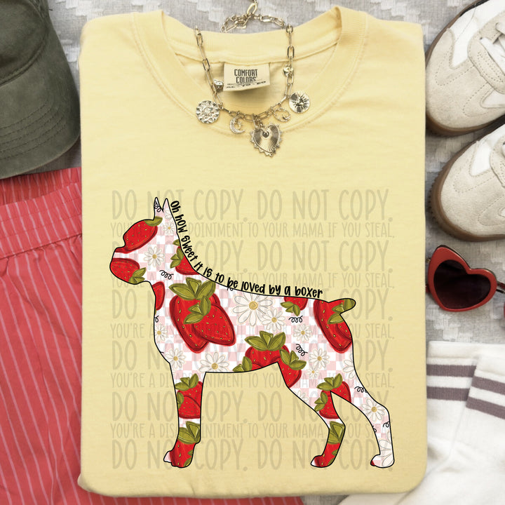 How Sweet Dog DTF Print