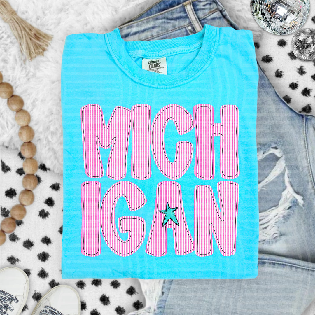 Seersucker States DTF Print