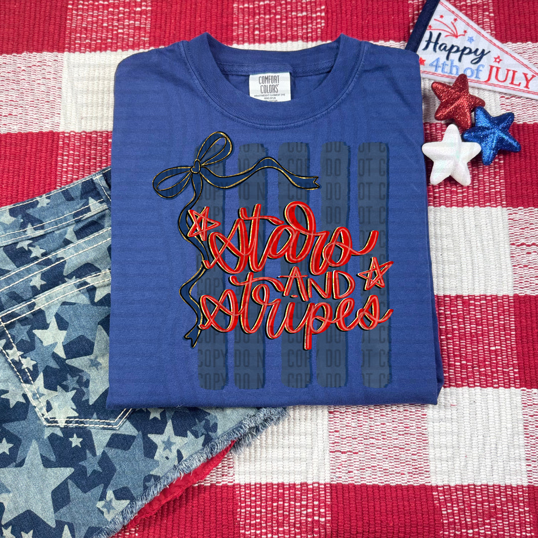 Stars And Stripes DTF Print