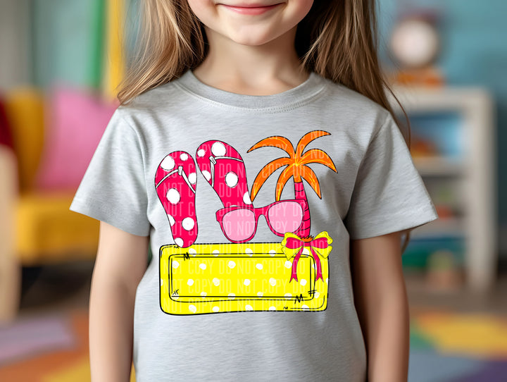 Kids Name Plates DTF Print