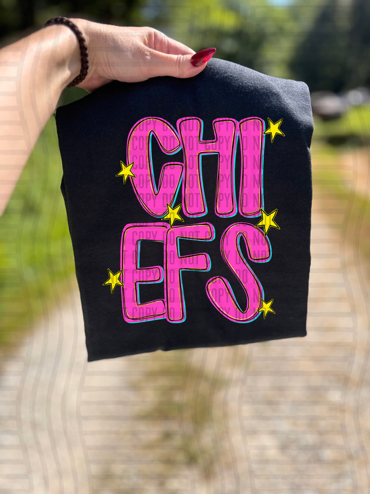 Pink Glow DTF Print