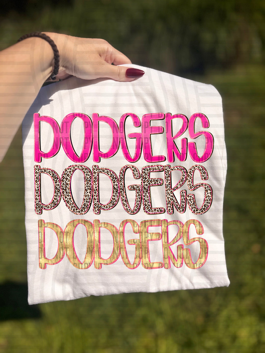 Pretty In Pink Triple Stacked DTF Print