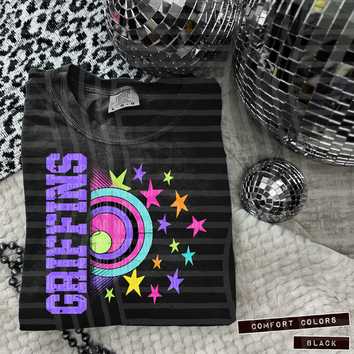 Rainbow Retro DTF Print