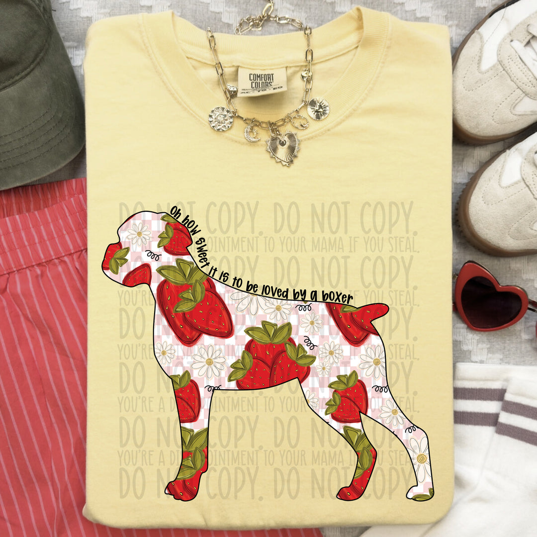 How Sweet Dog DTF Print