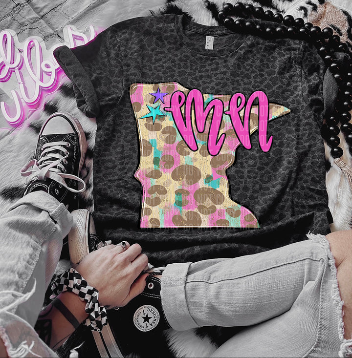 Preppy Bright States DTF Print